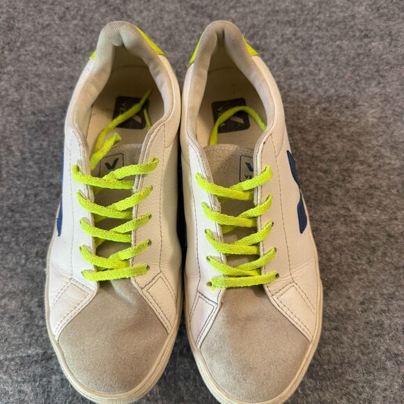 Veja Esplar Laces US Size 6 EUR 37 Blue White Neon Green - Picture 3 of 7
